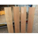 4 Mahogany Window Sills 3 are 110 cm other 112 cm long