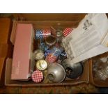 Starter jam making kit, about 50 jam jars with spare lids etc..