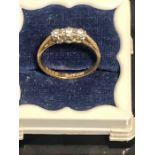 Ladies 18 ct & Platinum Ring