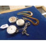 3 Pocket watches ( 2 Silver 211953)