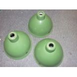 Vintage Green Enamel "Real" Light Shade