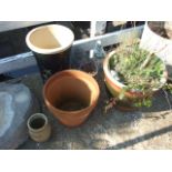 Qty Plant Pots & Garden Ornaments