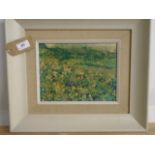 Modern print on Canvas - Rose garden after Auguste Renoir