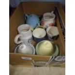 Qty of china incl tea pot, jugs , mugs etc