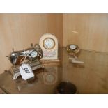 3 small clocks inc. Sewing machine