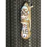 Micro Mosaic Shoe Brooch