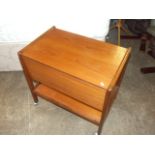 Retro Drop Leaf Tea Trolley 27 inches wide 16 1/2 closed 26 tall