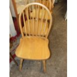 4 Slat Back Kitchen Chairs