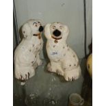 Pair of Beswick fireside dogs