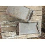 2 Vintage CANCO CAL .30 M1 Ammunition Boxes