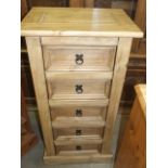 Modern 5 Drawer Chest 104 cm tall , 53 wide 39 deep