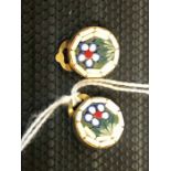 Micro Mosaic Earrings