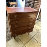 Retro William Lawerence 5 Draw Chest