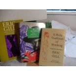 Eric Gill books and other books regarding antiques