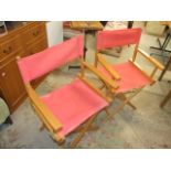 Pair of modern Directors Chairs