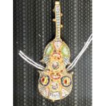 Micro Mosaic Cello Brooch