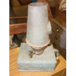 Vintage Galvanised Lamp