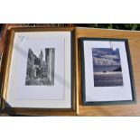 2 Modern framed photos both signed