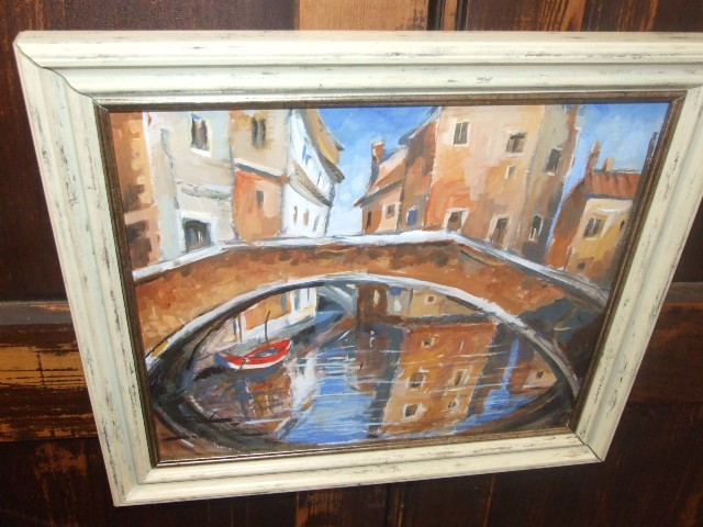 Oil on Board Venice