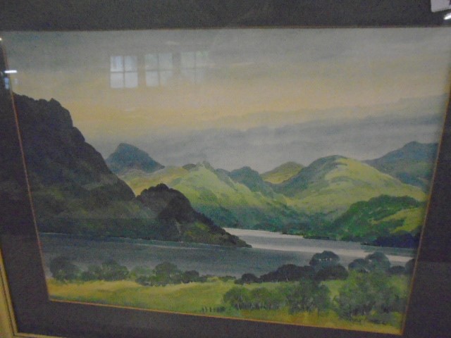 2 E Greig Hall watercolours of the Lake District - Image 2 of 6