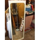 Retro Wall Mirror 19 x 56 inches with original screws with brass covers
