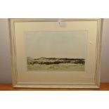 Sir David Young Cameron R.A. (1865 - 1945) - Extensive landscape lithographic proof, worked by the