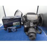 Lumix Panasonic DMCF53 Boxed plus a Nikon D60 with lens in case