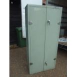 Vintage 4 door steel cabinet