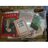 Collection of mainly WW2 ephemera to incl ration books, pamphlets etc