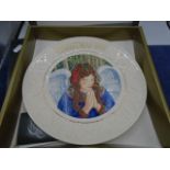 2 Belleek 2003 Christmas plates, boxed