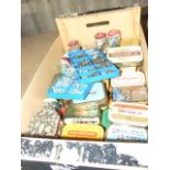 Box of assorted fixings etc