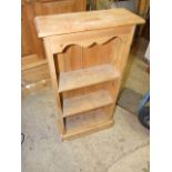 Small Solid Pine Bookcase 36 inches tall 18 wide 7 deep