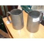 2 Pewter Tankards