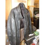 Leather Coat size M