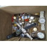 COLLECTION OF WATCHES IN AN ALLUMINIUM CASE