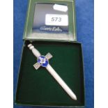 Masonic kilt pin