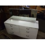 6 Draw Dressing Table 49 inches wide 26 tall