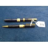 Waterman 515 medium Fountain pen 36/8d inc tax plus pencil p515 18/4d