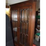 Corner Cabinet with lead glazed doors