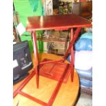 2 Folding Tables 19 x 14 1/2 inches 26 tall