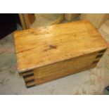 Vintage Pine Trunk 32 x 16 inches 15 tall