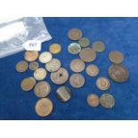 Bag of mixed Copper coinage mostly George III