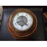 Oak Cased Wall Clock 9 inches tall