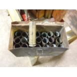 Metal Box of 30mm Brass Shell Casings