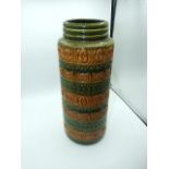 Green West German Vase 289-41 16 inches tall