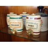 4 Wade Spirit Barrels & Grants Whisky Jug