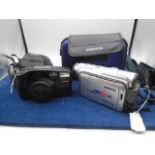 Samsung Digital Camcorder VP- D 101 in carry case plus a Samsung AF Zoom 1500 in case.