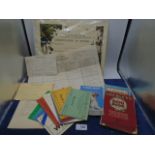 Vintage ephemera relating to dog shows, Kennel club etc