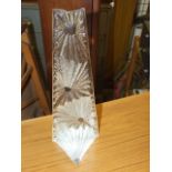 Heavy Glass Sculpture 16 inches tall