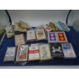 Collection of vintage playing cards to incl Oldham batteries, PG Tips, Midland Motor Cyclinder Co,